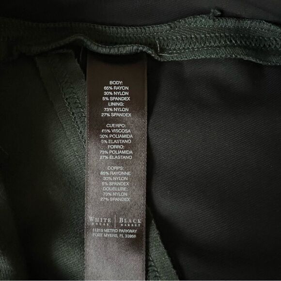 White House Black Market Instantly Slimming Ponte Knit Legging in Green Size XS - Picture 7 of 9